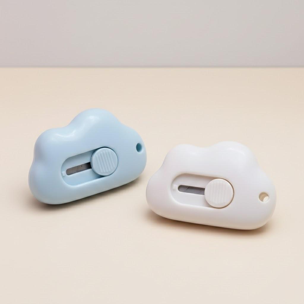 

Portable Cute Mini Cloud Letter Opener Paper Cutter for Unpacking Express Cartons Office Supply