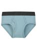 Boys' Combed Cotton Solid Color Elastic Briefs