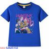 KPop Dämonenjäger Kinder-Cartoon-Print T-Shirt