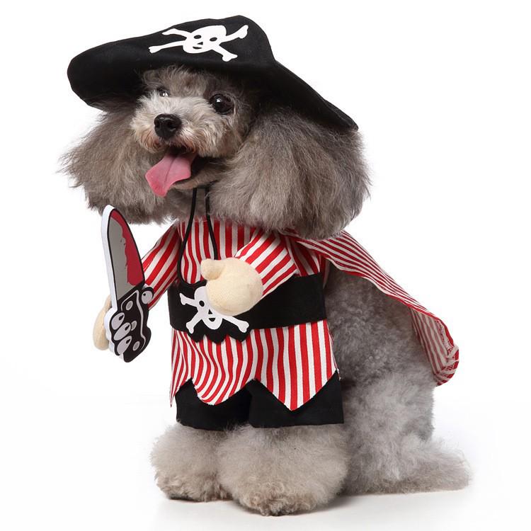 Christmas Costumes: Funny Standing Transformation Clothes for Small and Medium-Sized Dogs and Cats
