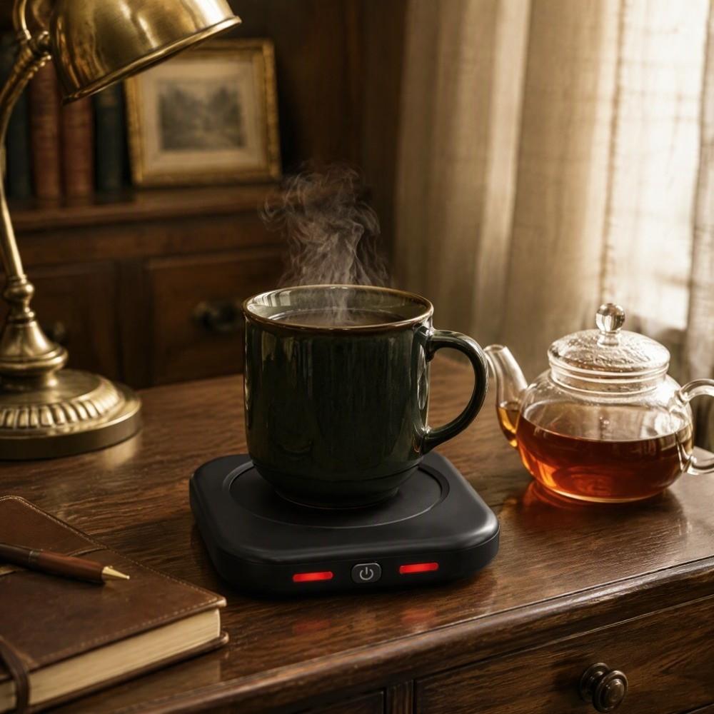 3 Temperature Setting Desk Cup Heater Auto Shut Off Smart Cup Warmer Coffee Mug Warmer  Desk Use