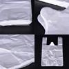 100Pcs Design Plastic T-Shirt Retail Shopping Supermarket Bags Handles Packaging,