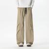 WRPCE Men's Solid Casual Straight-Leg Cargo Pants