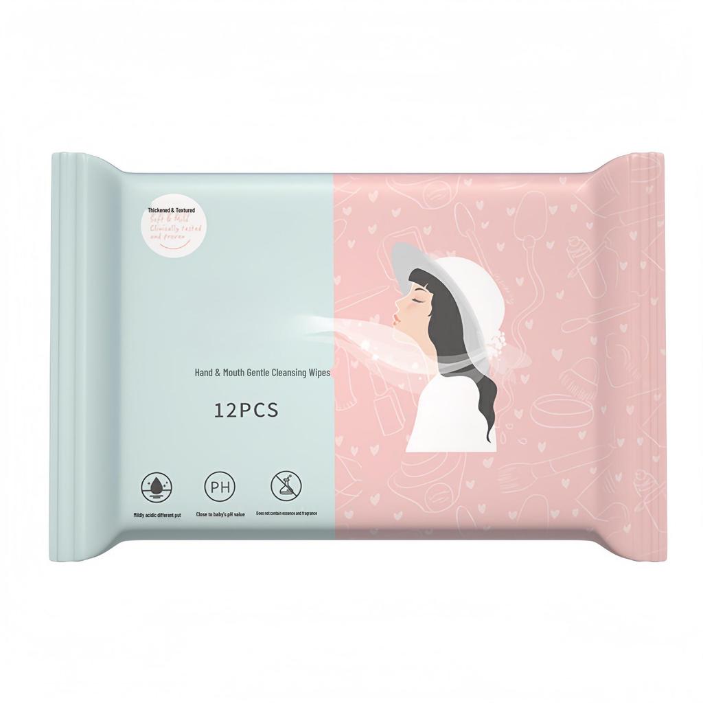 Mini Portable Baby Hand & Mouth Cleaning Wipes – Disposable, Soft & Convenient