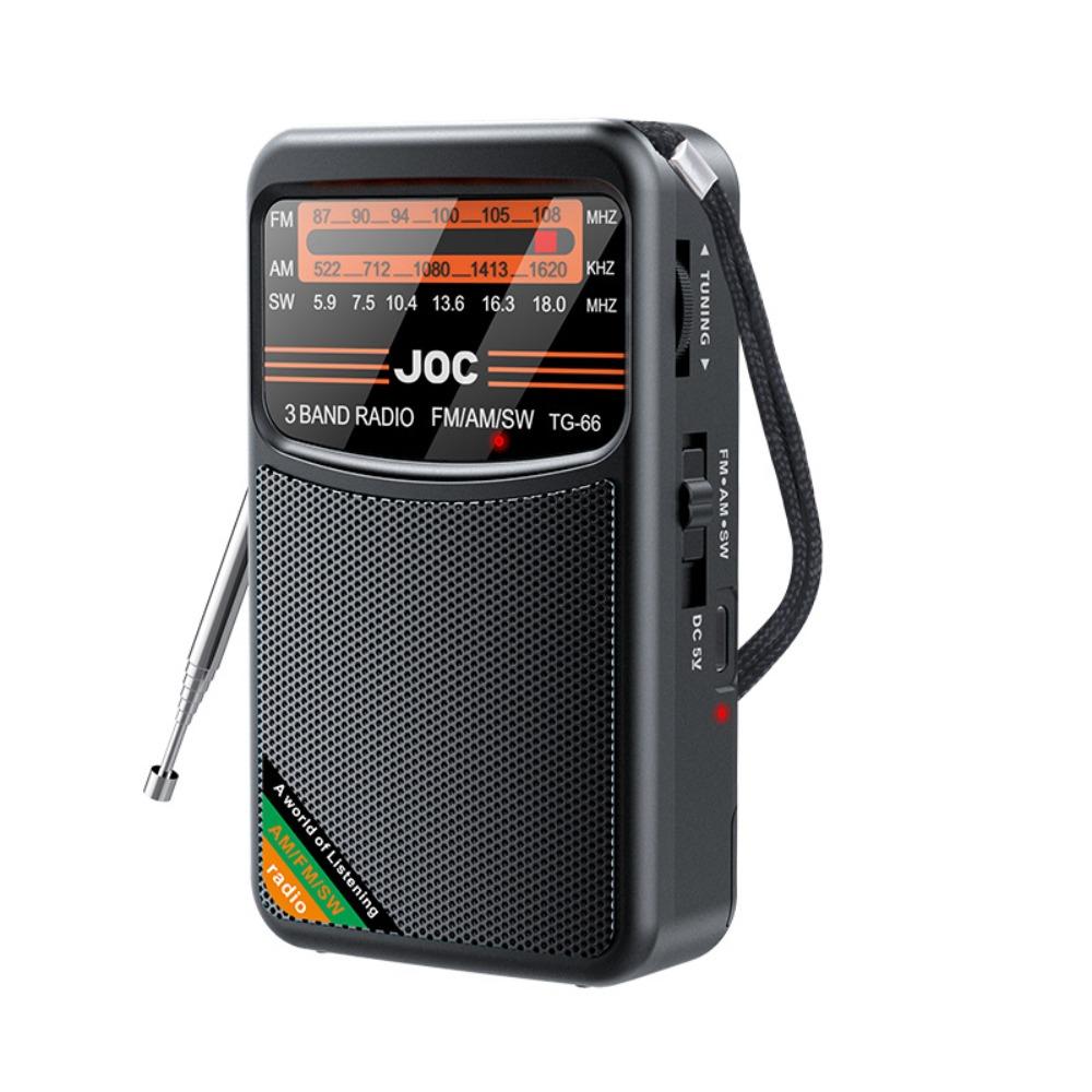 Gifts Full Band FM AM SW Radio Built-in Speaker Pointer Rechargeable Operated Emergency Radios Radio for Elderly Small Radio