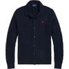 Polo Ribbed Button Placket Knit Sweater Men Sweater 710979114-002