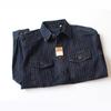 Men's Casual Retro Striped Denim Shirt Jacket - Long-Sleeved, Loose Fit for Spring and Autumn