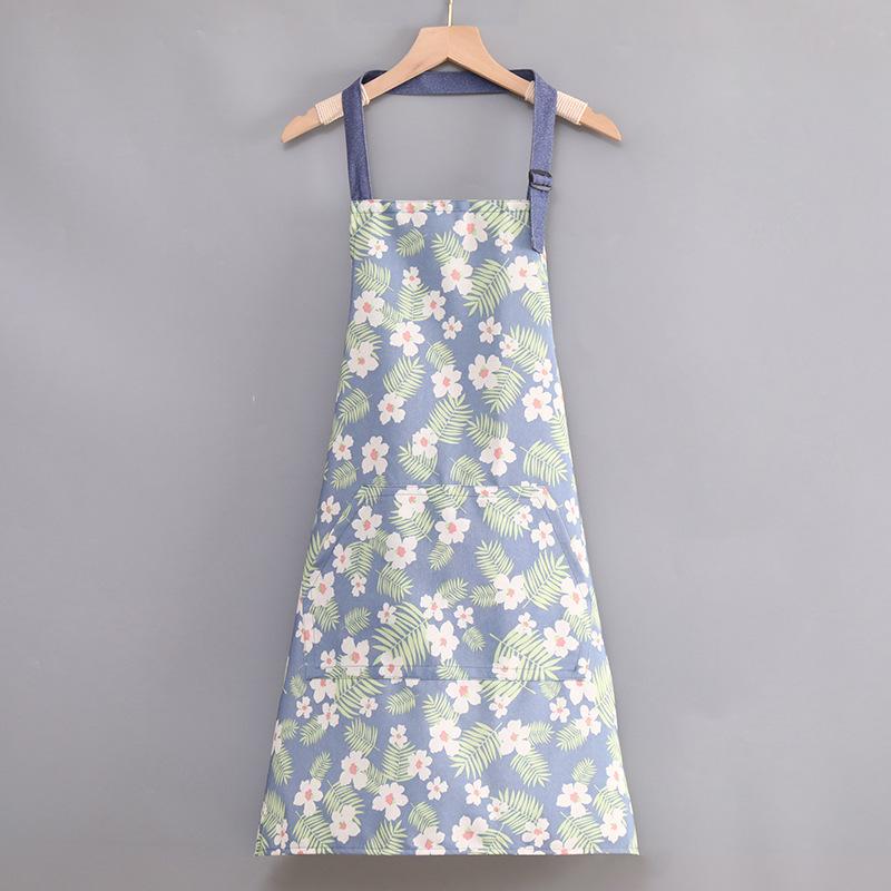 Fashionable Summer Canvas Apron: Breathable, Anti-Fouling, and Durable for Home and Kitchen