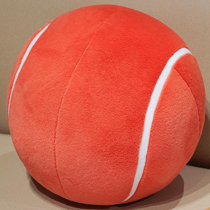 Realistic Tennis Ball Plush Toy Pillow Doll Keychain School Competition Souvenir Event Gift