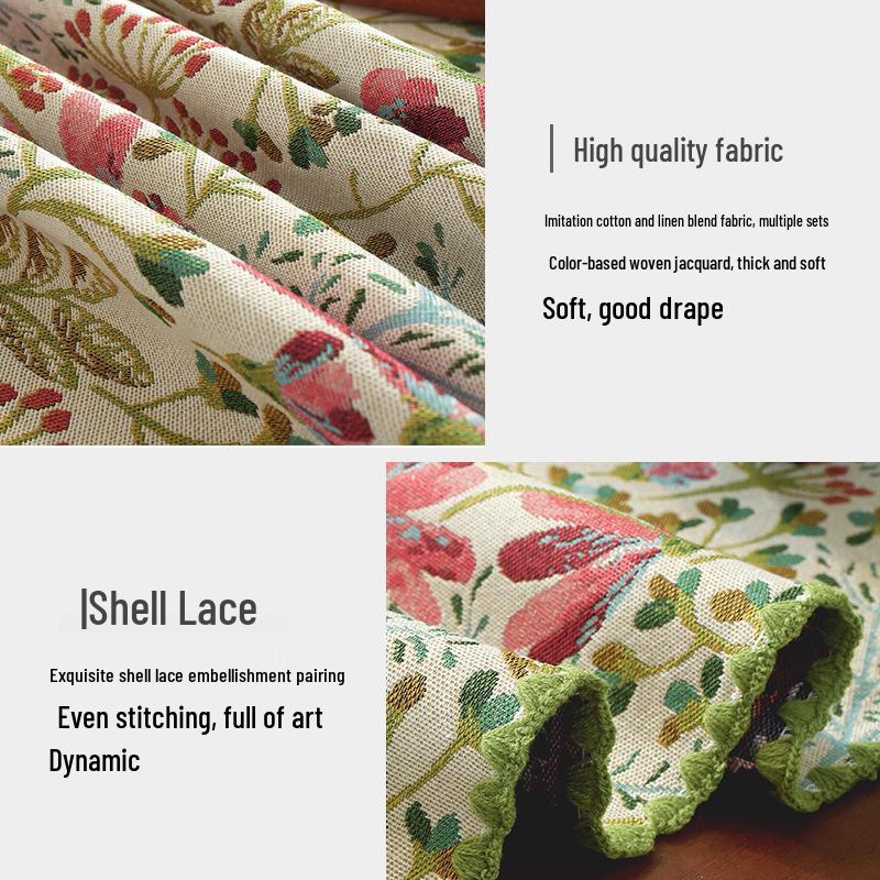 Jacquard Table Runner: Pastoral Dining & Coffee Table Cover