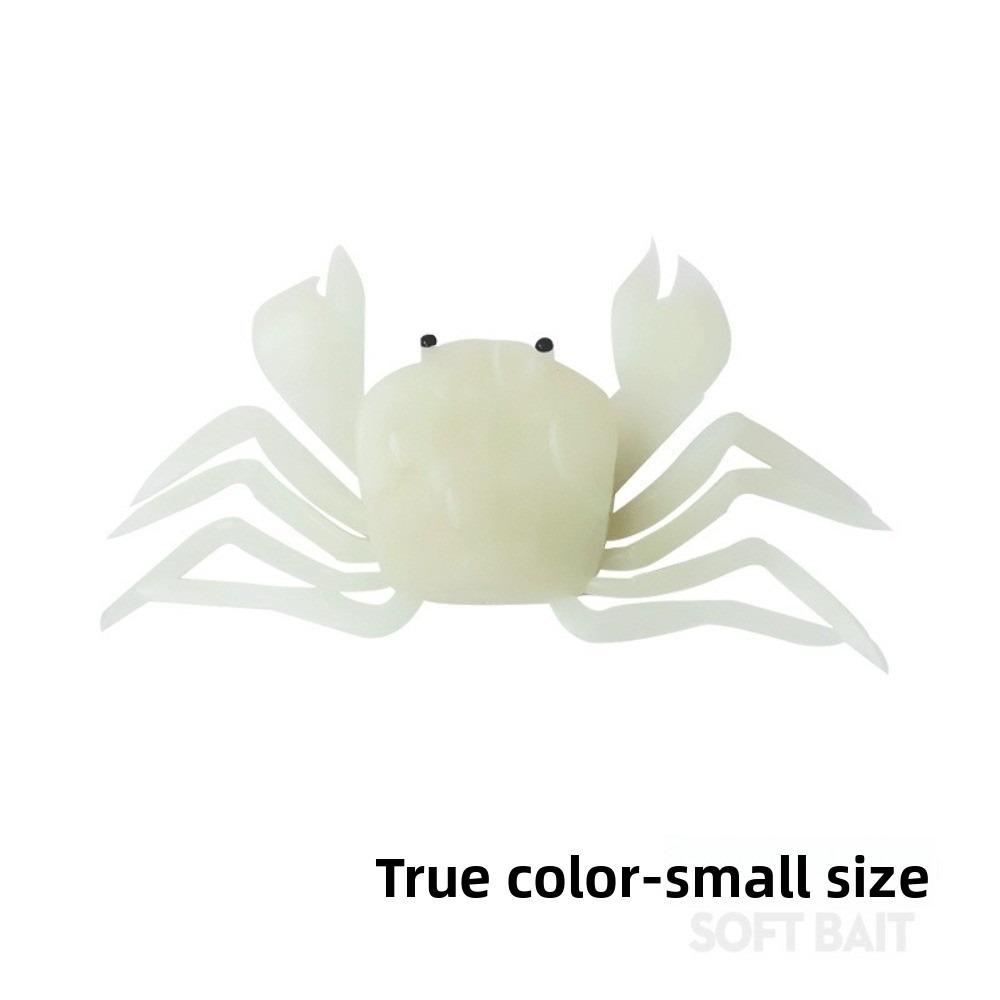 

2 шт. Приманка 3D-симуляция красного цвета, размер 10,5 см, искусственная приманка-краб, фабричное производство White-S