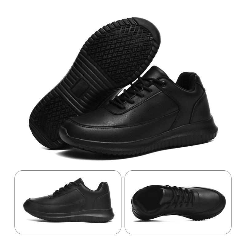Chef Shoes Four Season Light Non-slip Oil-proof Waterproof Plus Size Men's Kitchen Work Shoes Fashion Casual Garden Men's Shoes