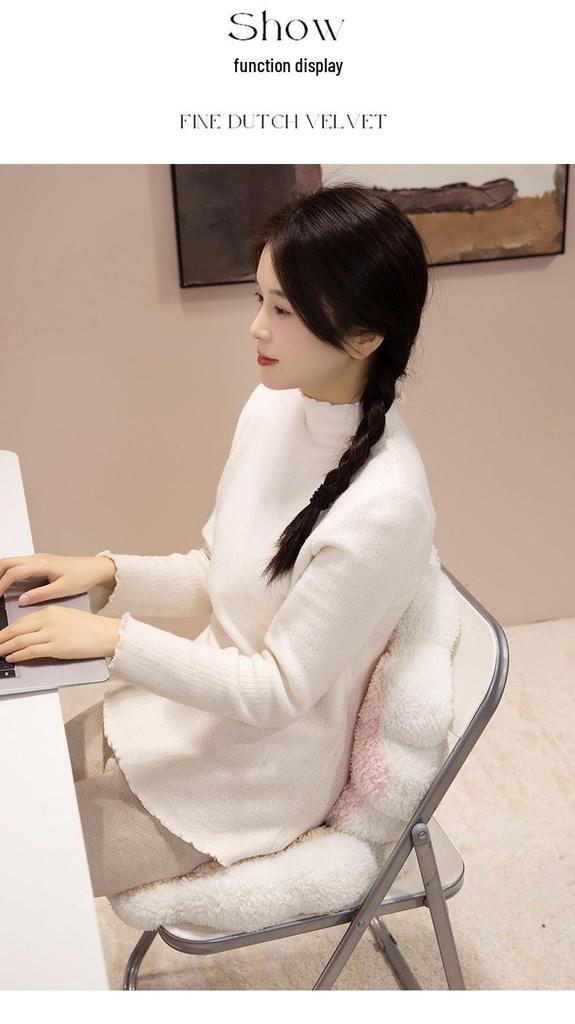 Multicolor Round Non-Slip Macaron Seat Cushion for Home or Office Chair