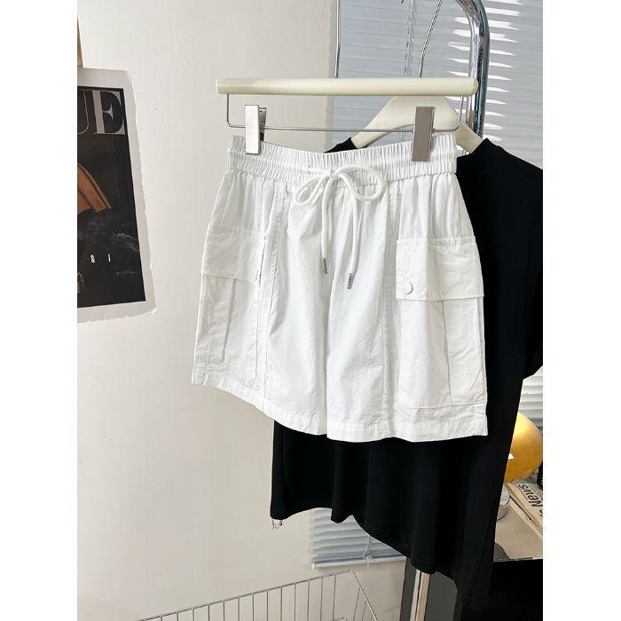 

Женские разноцветные шорты Love-It: Похудение, Спортивный, Свободный крой, Летние повседневные брюки широкого кроя Extra Large белый