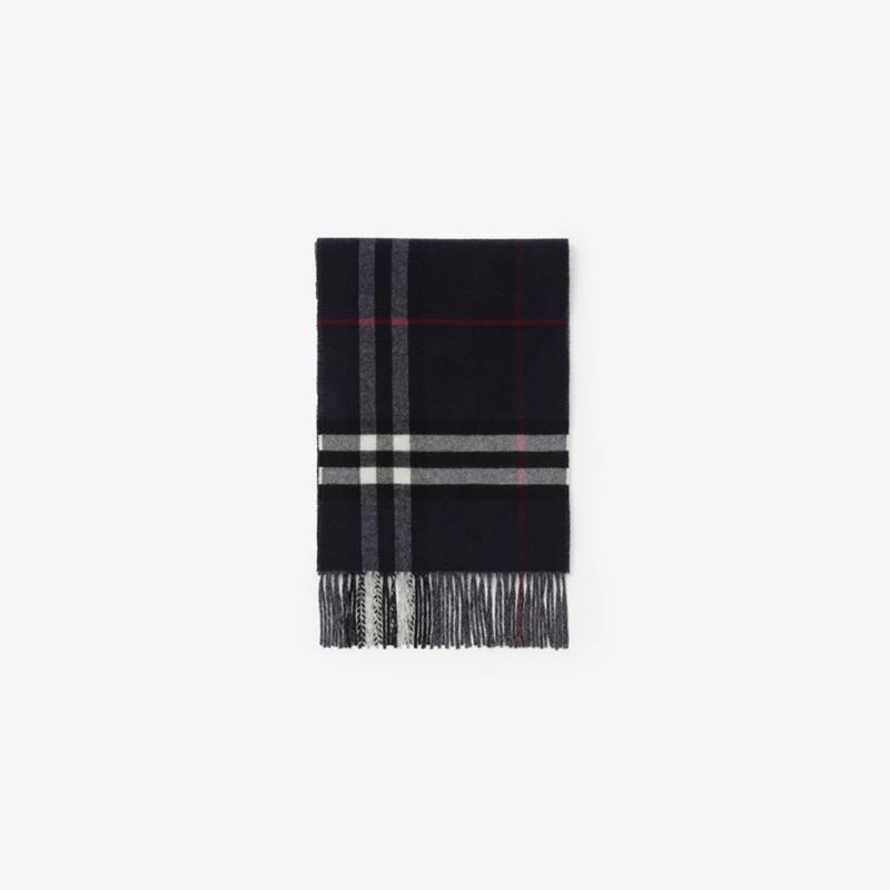 Burberry Unisex Reversible Plaid Cashmere Scarf