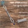 High-Strength Steel Tent Spring Hook for Outdoor Sunshade Fixing