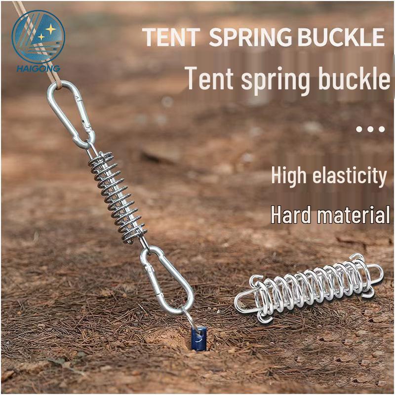 High-Strength Steel Tent Spring Hook for Outdoor Sunshade Fixing