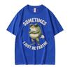 Sometimes I Just Be Farting Funny Frog Meme Tshirt Unisexs Unisex Summer Tops 100 Cotton T Shirts Fashion Harajuku Gothic T Shirt