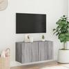 VidaXL Meuble TV mural sonoma gris 80x30x41 cm 836962