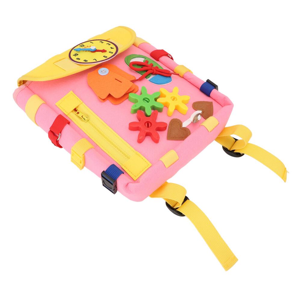 Filz-Rucksack für Kleinkinder mit Lernspielzeug