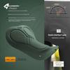 Double Arrow Cycling Bib Pants Magnetic Buckle Autumn Winter Women's Road Bike Warm Black L