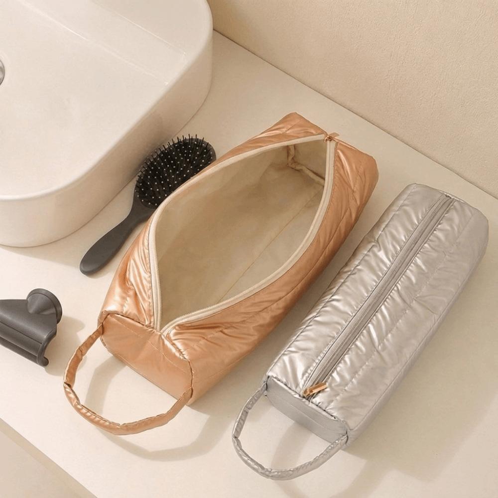 Quilting Cotton Hair Dryer Storage Bag Soft Curling Iron Carrying Case Hair Dryer Organizer  Women