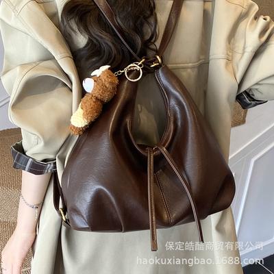 Tote Bag Women's 2025 New Large-capacity Commuter Backpack Casual Multi-functional Shoulder Messenger Bag Travel Backpack
