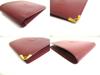 Authentieke Cartier Must de Cartier Bordeaux Leder Dubbelgevouwen Portemonnee #b079 Open doos