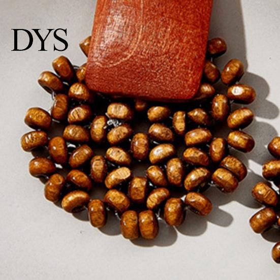 Women Earrings 1 Pair Hollow Out Round Jewelry Earring Exaggerated Beads for Vacation Fashion
