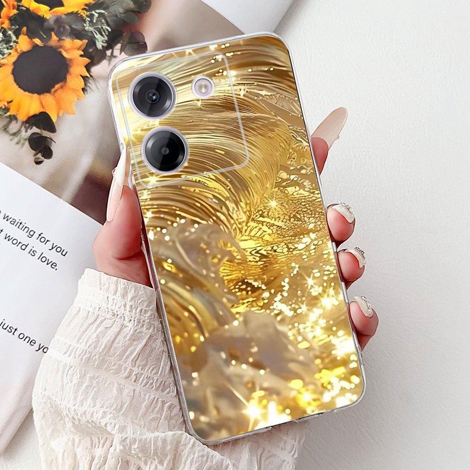 For Xiaomi Poco M7 Pro 5G Case New Dargon Art Painted Cover For Poco M7 PocoM7 Pro 5G Back Cover Soft TPU Fundas Coque