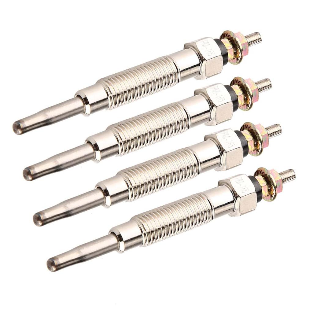 4pcs Heater Glow Plugs Metal Heater Glow Plugs Compact Design Exquisite Workmanship Compatibility for Mitsubishi Pajero Shogun 1994-1999 2.8 TD