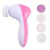 7-in-1 Electric Facial Cleansing & Massage Brush with Rotating Silicone Head