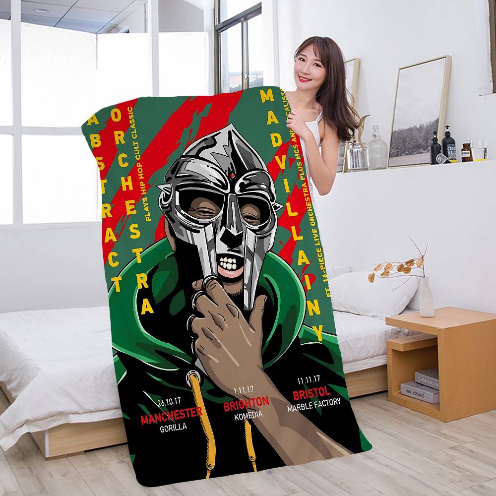 MF D-Doom Madlib Bath Towel Microfiber Soft Water Absorbing Breathable For Girl Kids Decorative Cartoon Beach Towel