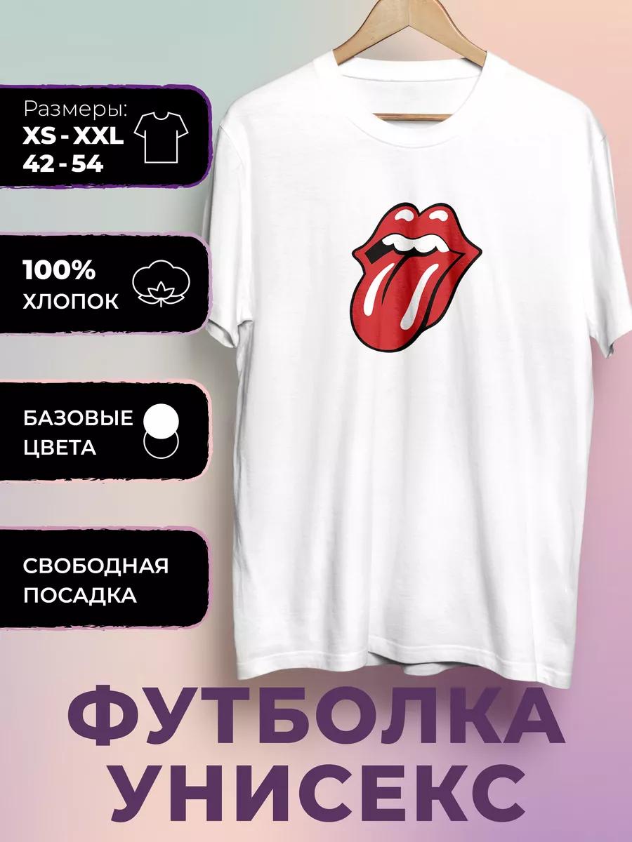 Футболка с принтом Rolling Stones 2XL