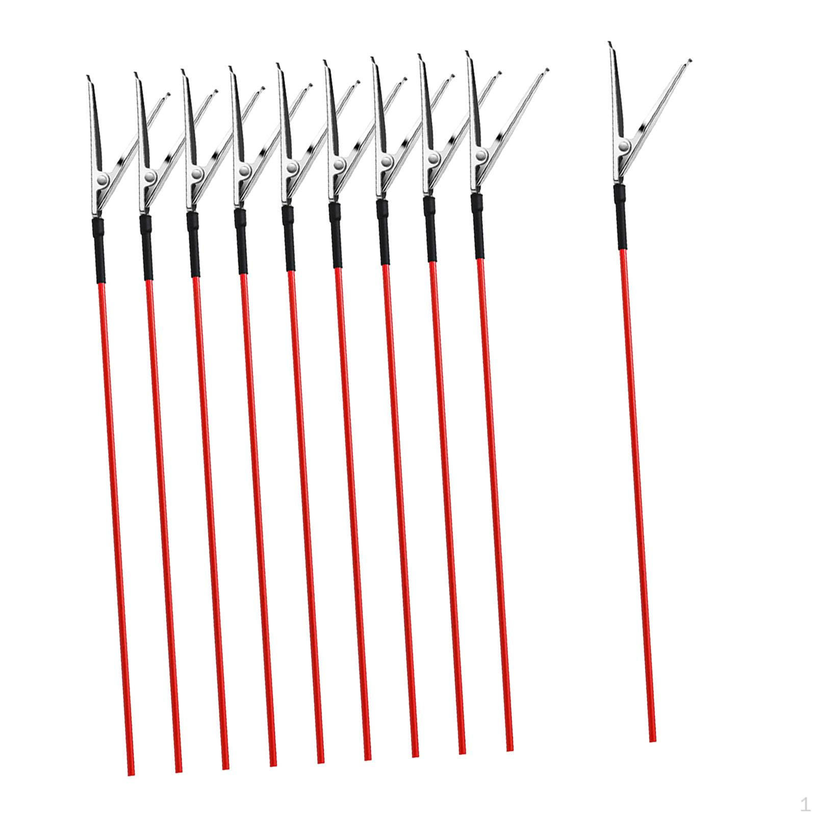 

10 шт. Модельная покраска Зажимы-крокодилы Палочки Инструмент для хобби Органайзер для рукоделия Металлические зажимы с длинным хвостом