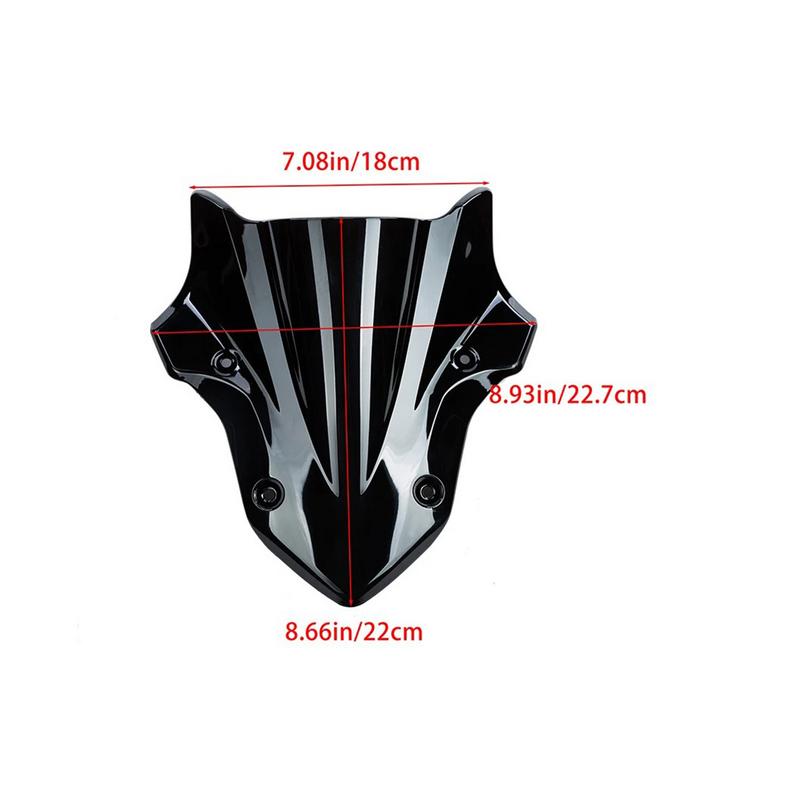 Motorcycle Windshield Windscreen Z900 2017-2019 Wind Shield Screen Deflectors Motorcycle Windshield