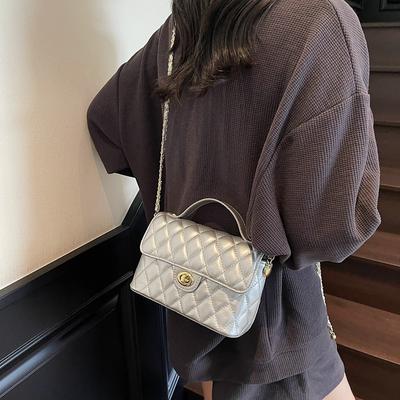 Portable Small Square Bag Women's New Summer Light Luxury Niche Design High-end Chain Messenger Bag