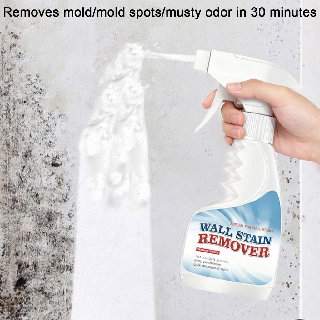 Mould Removal Spray Prevents Mould Regrowth 120ml/500ml Wall Stain Remover Bathroom Wall Mildew Cleaner Stain Spray Remover