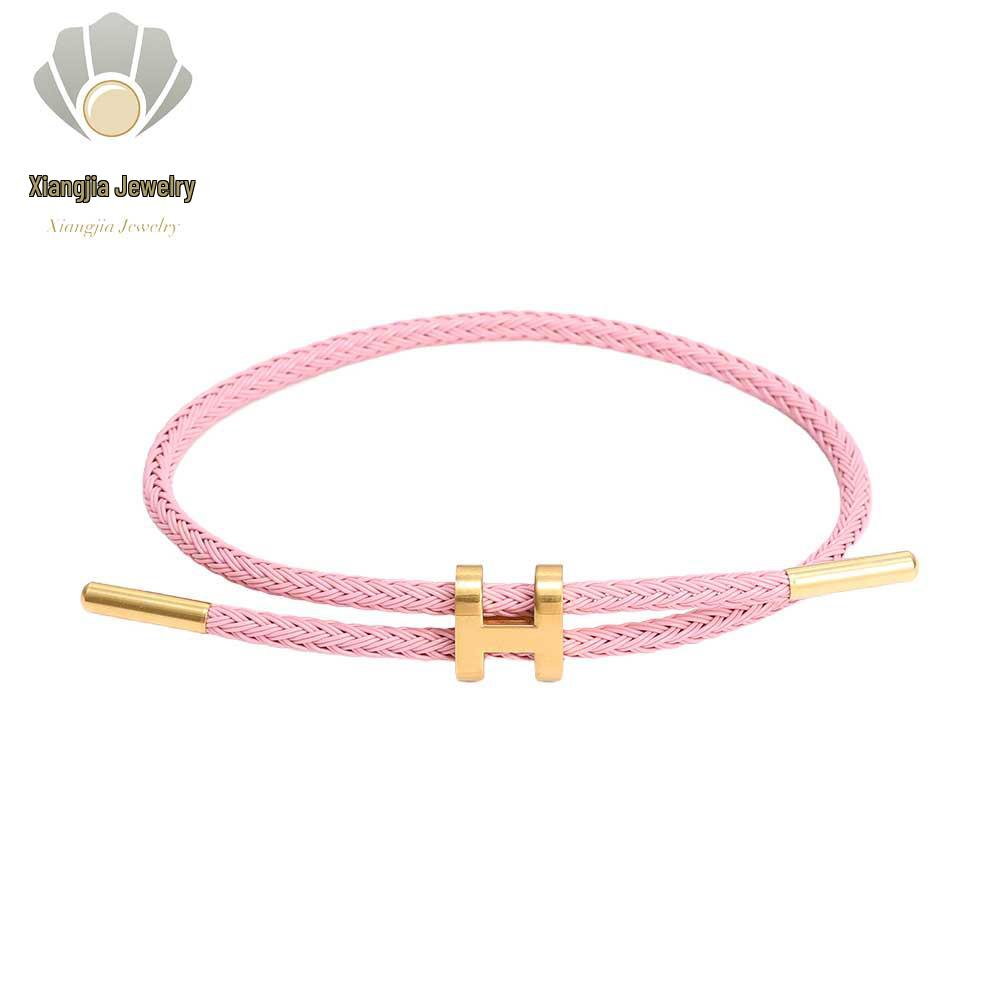 

Регулируемый браслет из нержавеющей стали с I-образной застежкой из троса - Водонепроницаемое и потостойкое украшение для рук