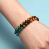 7 Chakra Double Layer Handwoven Braided Bracelet Tiger Eye Turquoise Crystal Beaded Yoga Meditation For Men Women Bohemian
