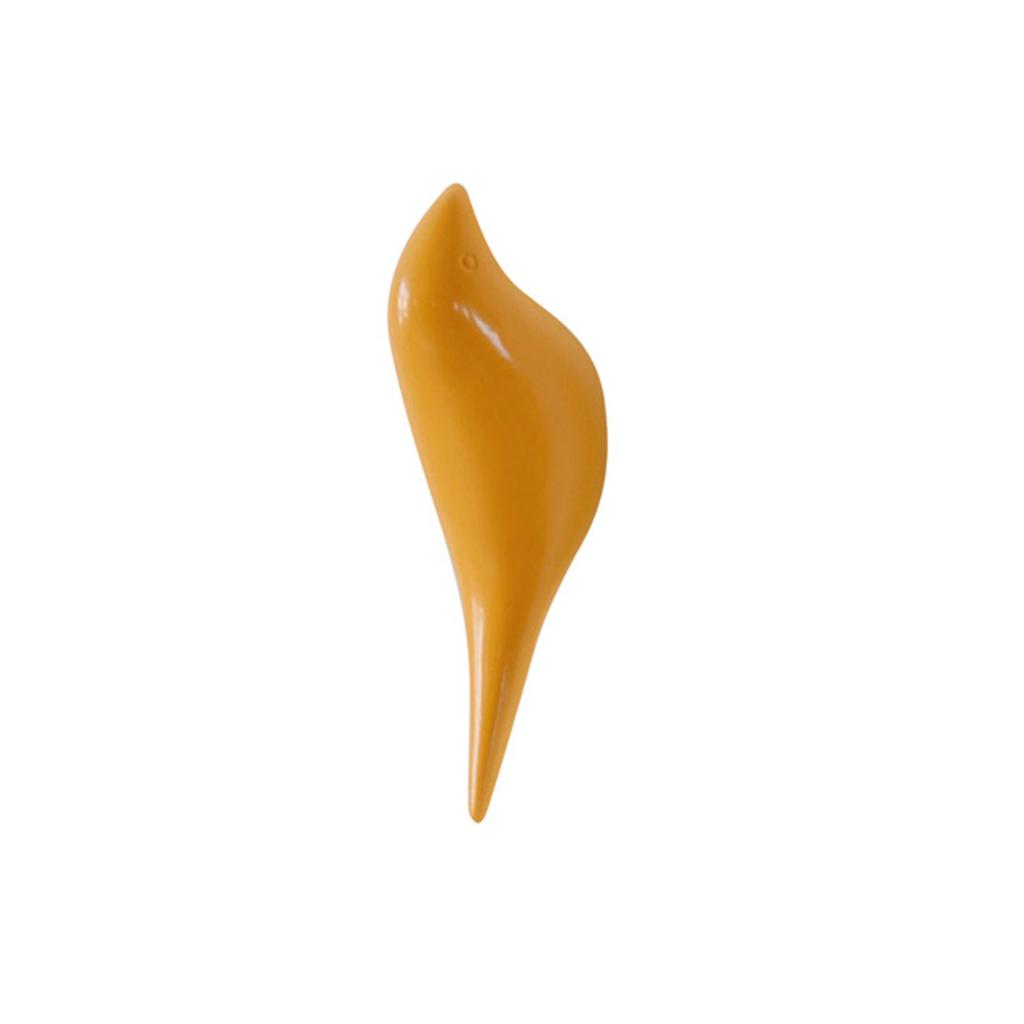 Gancio da parete creativo a forma di uccello decorazione per la casa gancio in resina effetto legno gancio 3D gancio appendiabiti
