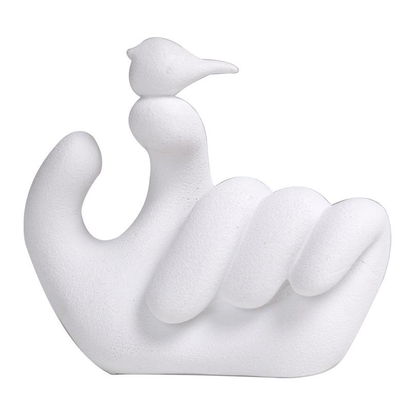 

Nordic Modern Creative Palm Модель Скульптура Украшения Модель Комната Кабинет Свет Роскошное Искусство Украшения Мягкие Украшения Соответствие