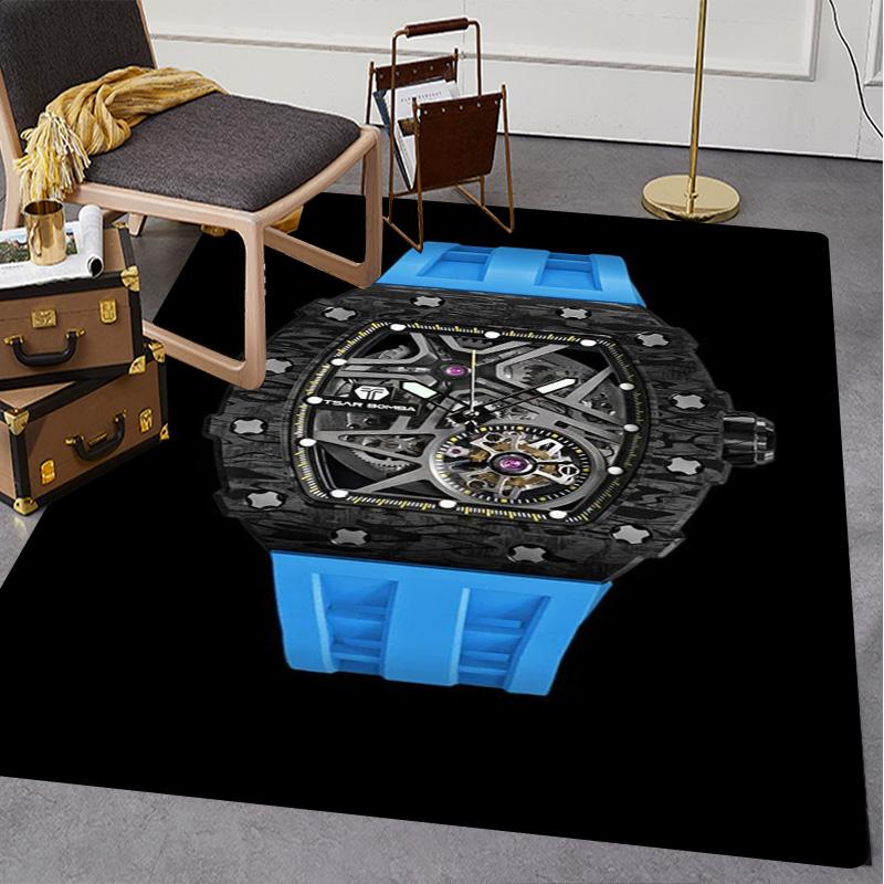 Swiss watch R-Richard Miller printed carpet high-end watch dial floor mat living room sofa room decorative art rugs