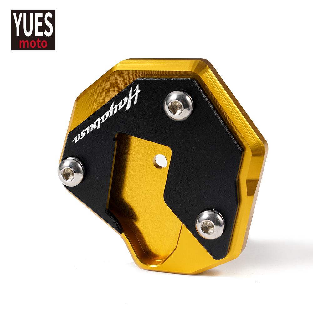 Motorcycle Accessories CNC Kickstand Side Stand Enlarge Extension For SUZUKI HAYABUSA GSX1300R GSX R 1300 2007-
