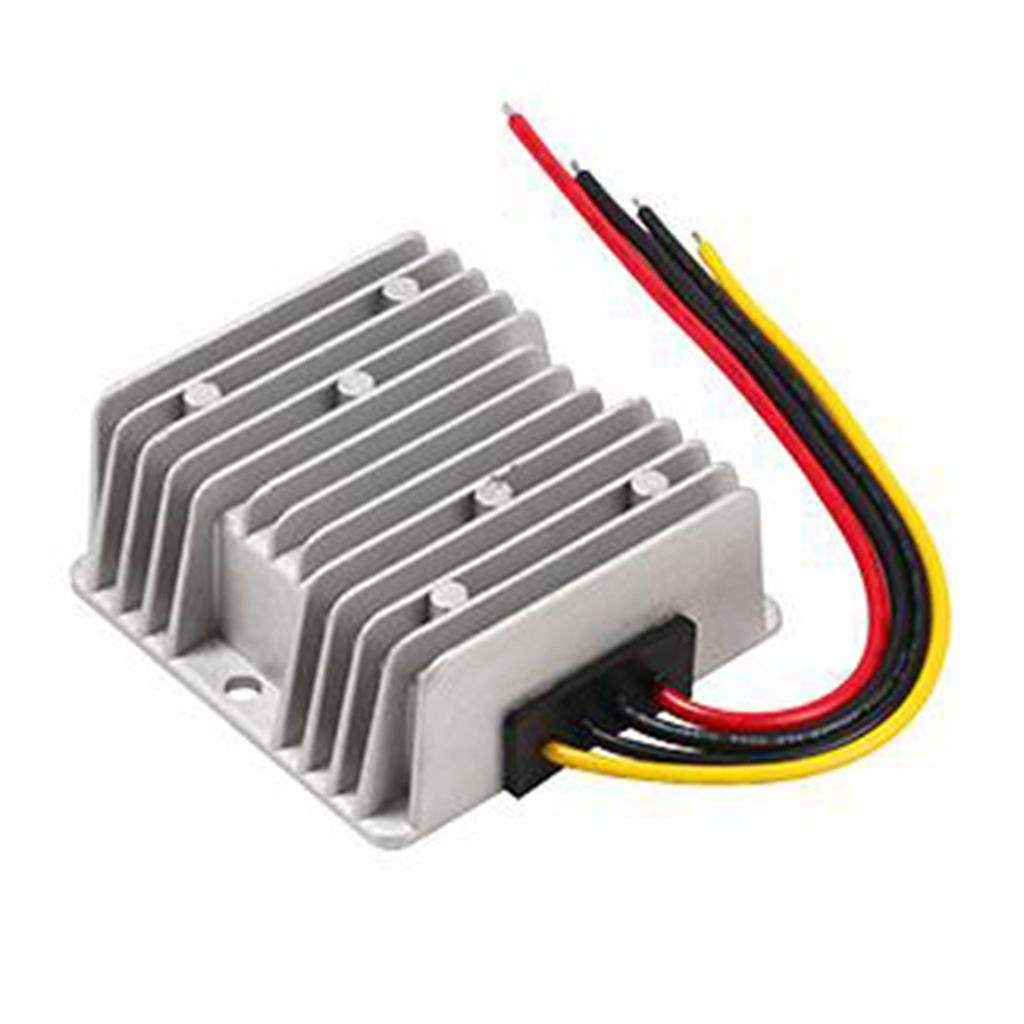 8-40V to 12V 10A DC Voltage Stabilizer Car Power Supply Regulator Waterproof