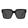 Prada Square Sunglasses With Logo Women sunglasses Black PR24ZSF1AB5S057