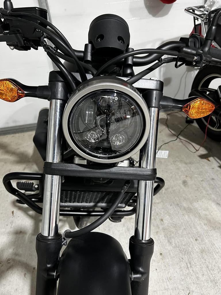 Harley-Compatible 45W 5.75" Motorcycle High/Low Beam Headlight