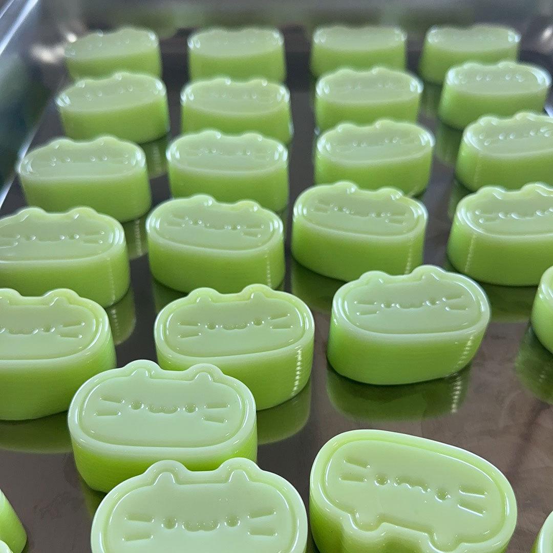 Cute Squishy Kawaii Semi Cooked Cheese Watermelon Matcha Kitten Biscuits Super Soft Glutinous Fidgeting Kids Girls Toys Holiday Gifts