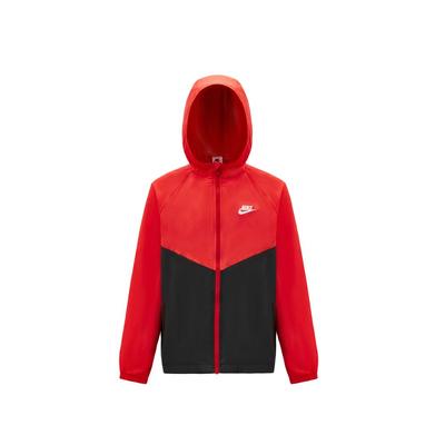 Color Block Kapuzenjacke mit Reißverschluss Kinderjacken IF2821-657