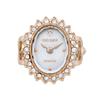 GEIGER Mother-of-Pearl Diamond Ring Watch GE1255QRG